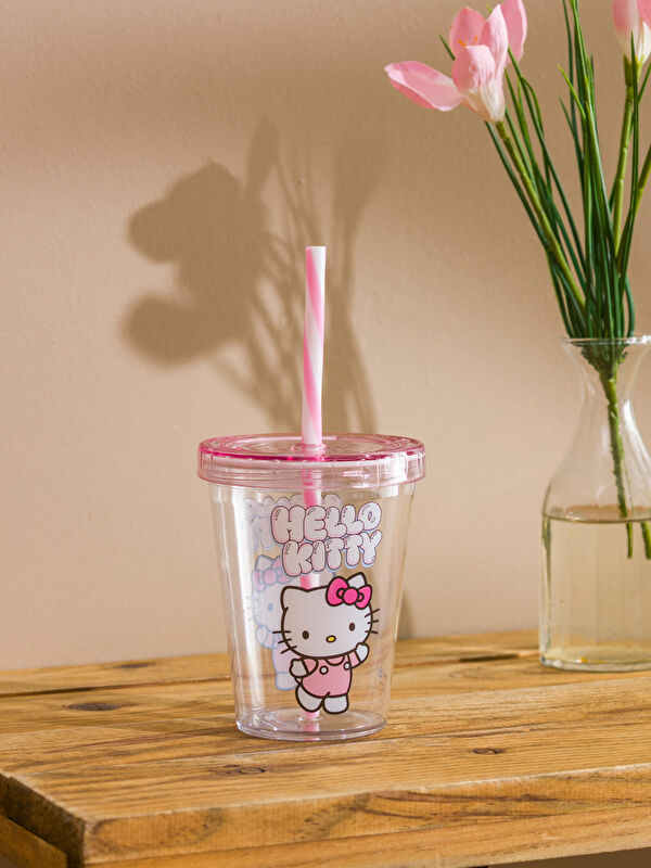 LCW HOME Hello Kitty Baskılı Pipetli Bardak 500 ml