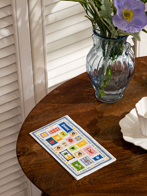 LCW HOME Postcard Print Paper Napkin 20-Pack