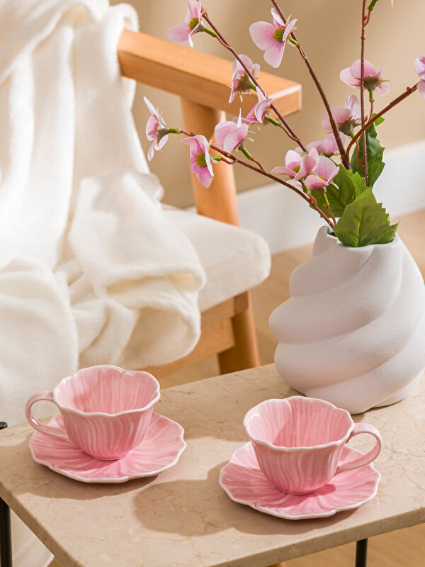 LCW HOME PINK Coffee Cup & Coffee Cup Set