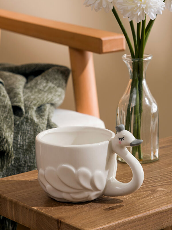 LCW HOME Swan Figured Ceramic Mug 430 ml