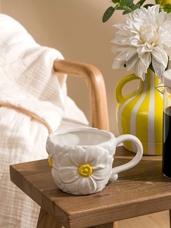 LCW HOME Floral Printed Ceramic Mug 450 ml