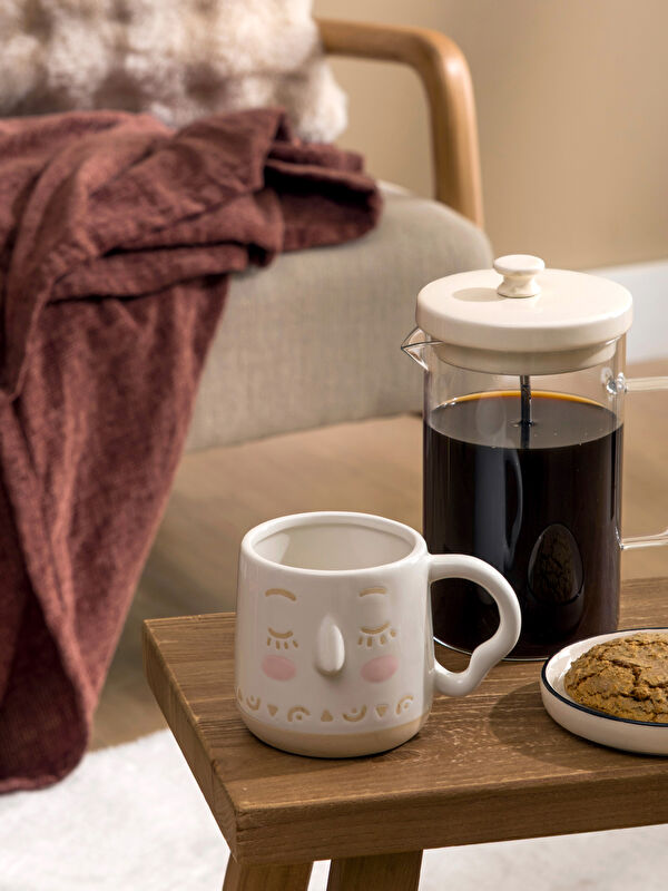 LCW HOME Face Figured Ceramic Mug