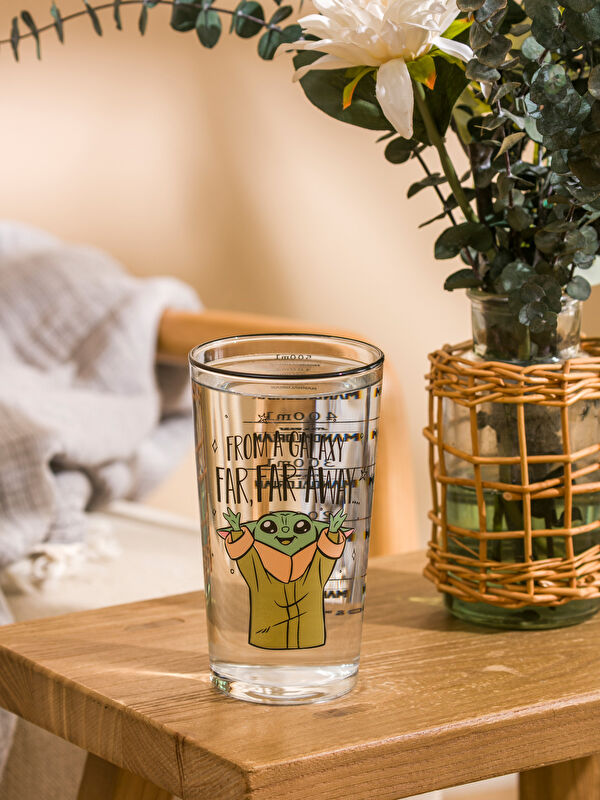 LCW HOME ذا ماندالوريان كوب ماء مطبوع ازاز 570 ml