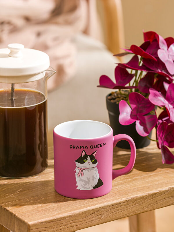 LCW HOME Hayvan Baskılı Porselen Kupa 320 ml