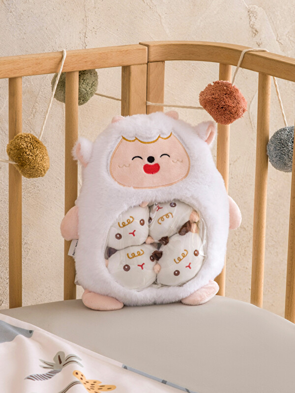 LCW HOME Jastuk od pliša za bebe sa motivom ovce, 27 cm