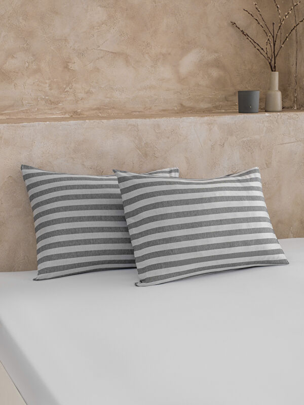 LCW HOME Çizgili Yastık Kılıfı 2'li 50x70 cm