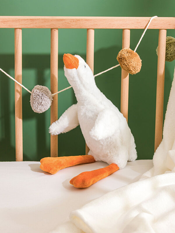 LCW HOME Ördek Figürlü Pelüş Bebek Kırlent 45 cm