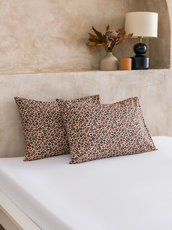 LCW HOME Leopar Desenli Yastık Kılıfı