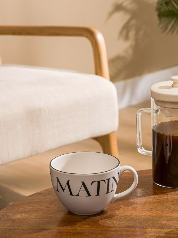 LCW HOME Printed Ceramic Mug, 500 ml