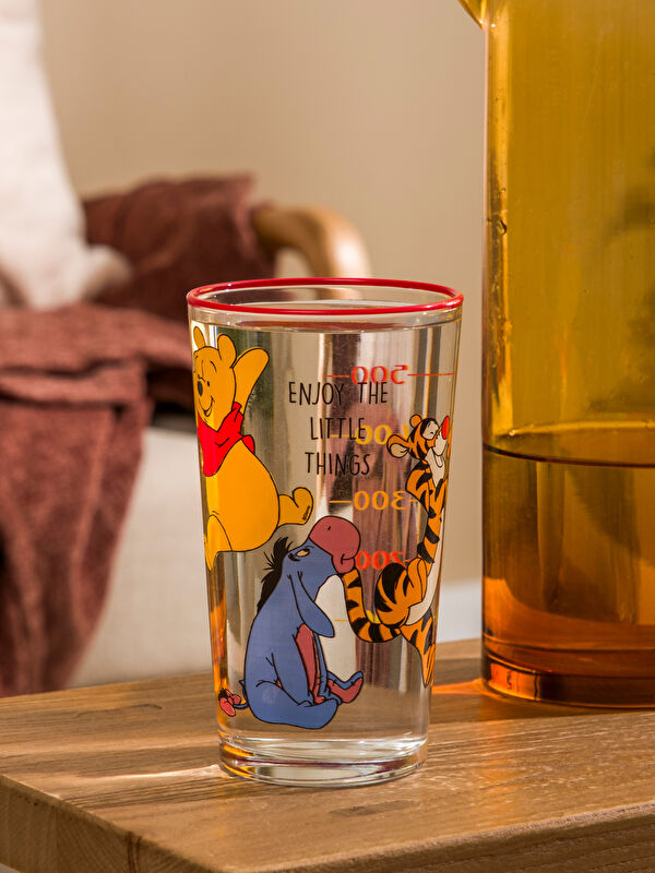LCW HOME Winnie the Pooh Baskılı Cam Su Bardağı 500 ml