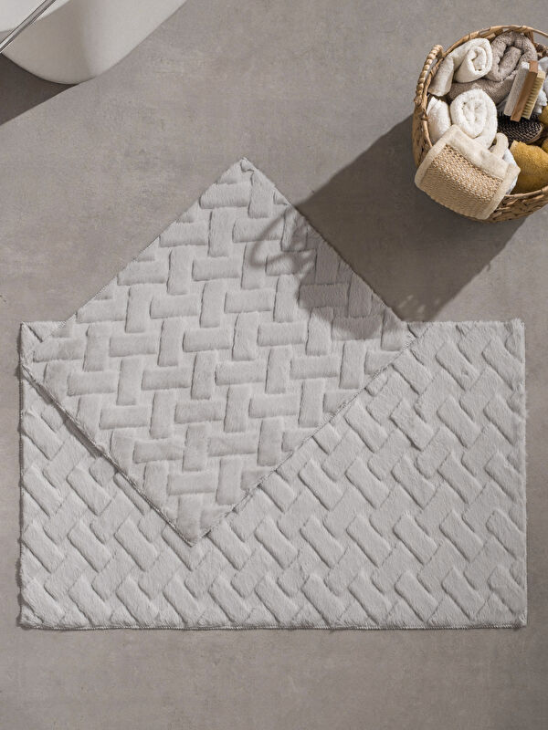 LCW HOME مجموعة من 2 دواسات حمام بنقشات.