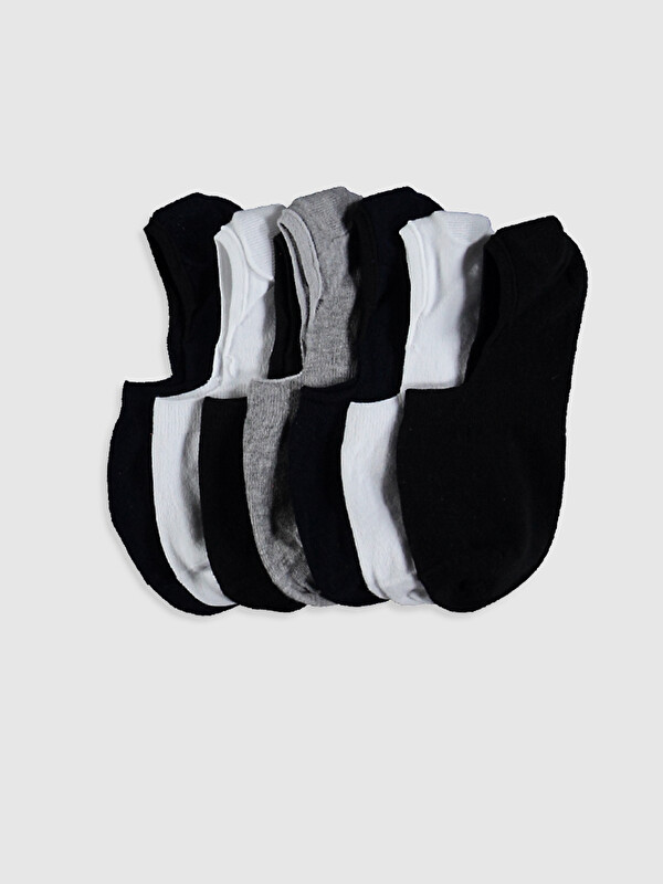 LCW ACCESSORIES جوارب غير مرئية للرجال - عبوة من 7 قطع