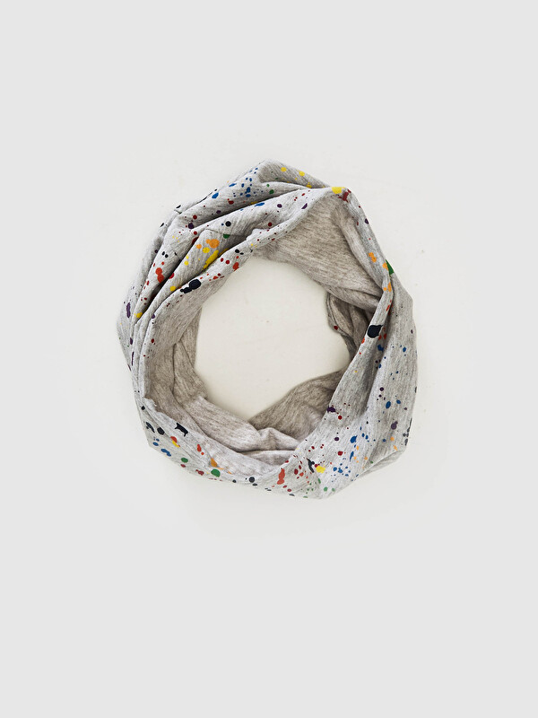 LCW ACCESSORIES Boy Color Printed Jersey Scarf