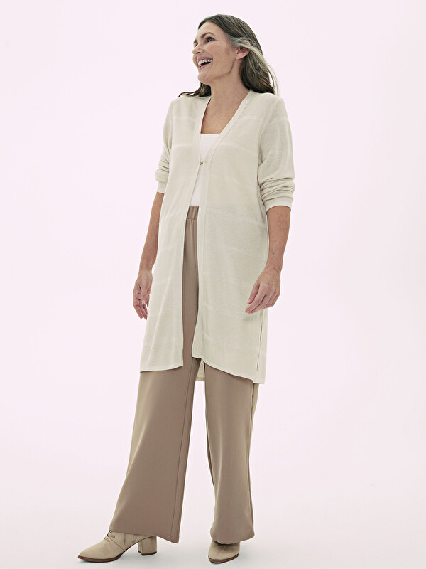 LCW Grace Women's Long Sleeve Slim Knitwear Cardigan
