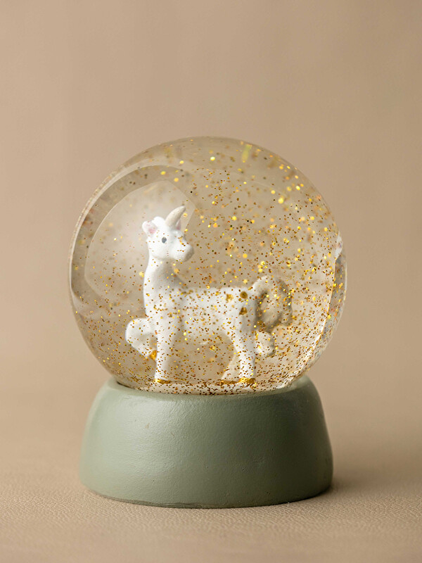 LCW HOME New Year Themed Decorative Snow Globe 8x8x12 Cm