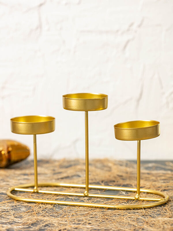 LCW HOME Metal Decorative Candle Holder 12 Cm -W11256Z8-J5T