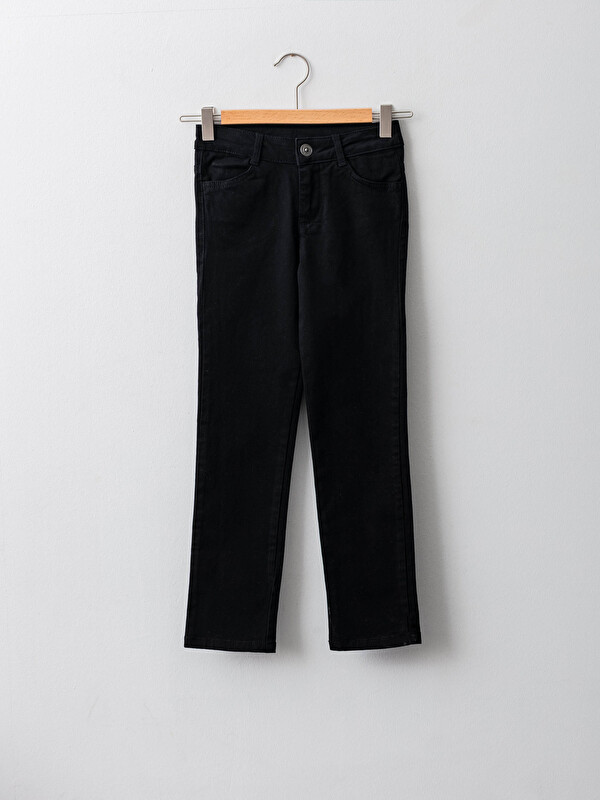 LCW Kids Slim Fit Gabardine Girl Trousers