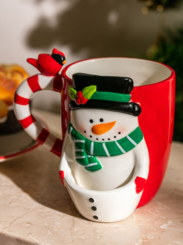 LCW HOME Christmas Themed Printed Ceramic Mug -W27625Z8-F9C