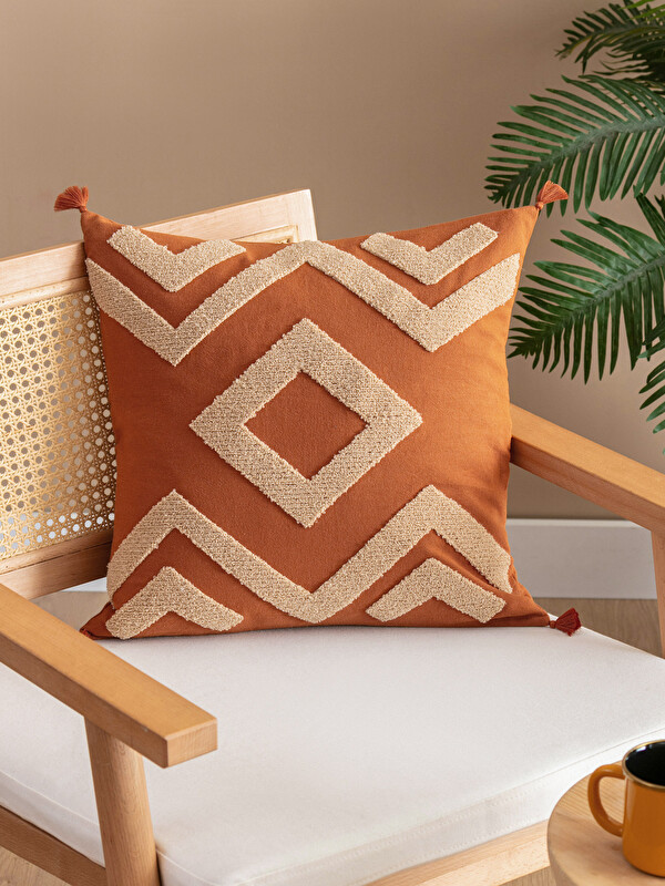 LCW HOME Кестеленген жастық тысы 45x45 см