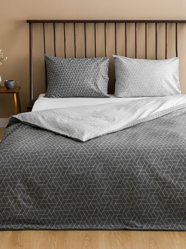LCW HOME Desenli Çift Kişilik Nevresim Seti