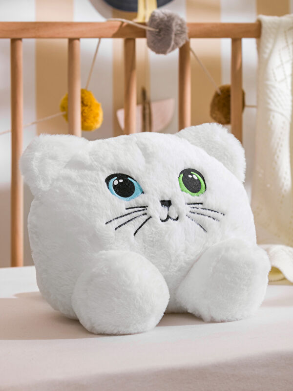 LCW HOME Cat Figure Plush Baby Cushion 27 cm