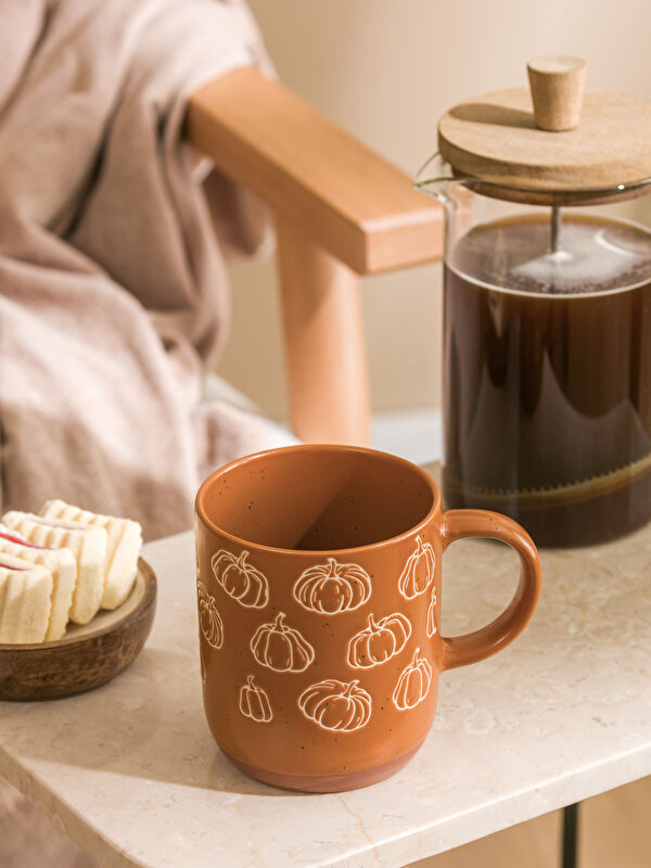 LCW HOME Pumpkin Printed Ceramic Mug 320 ml