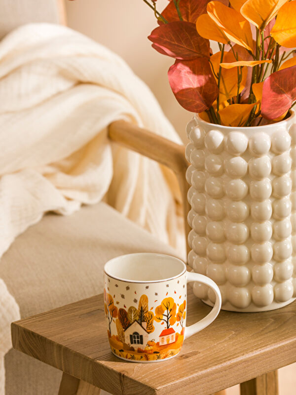 LCW HOME Printed Porcelain Mug 360 ml