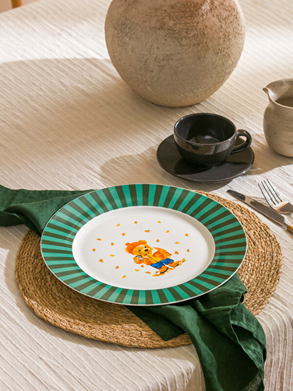 LCW HOME Porculanski tanjur za tortu s tiskanim motivom medvjedića 27 cm
