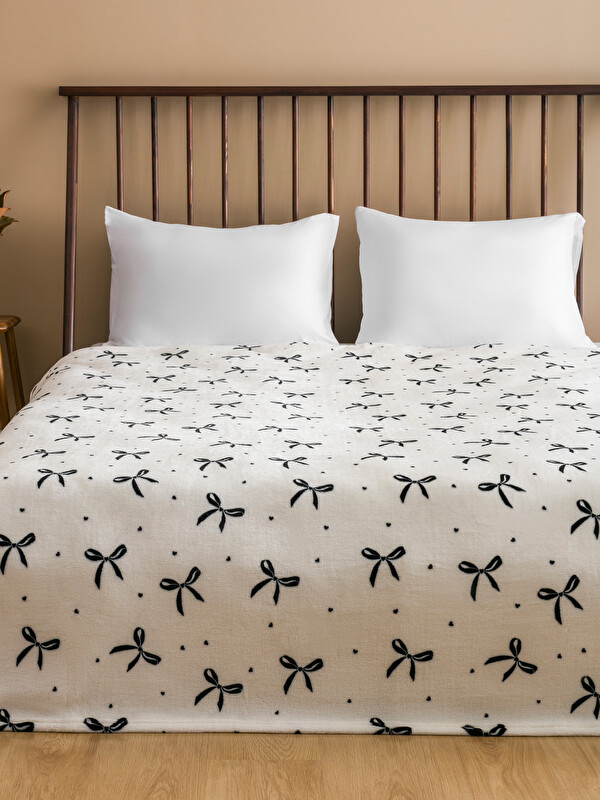 LCW HOME Fiyonk Desenli Çift Kişilik Battaniye 200x220 cm