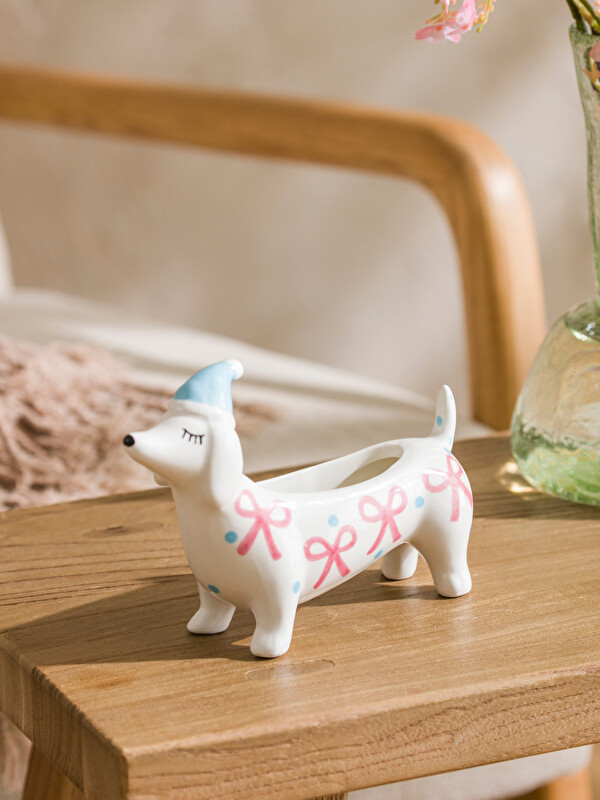 LCW HOME Dog Figured Ceramic Decorative Object 15 cm