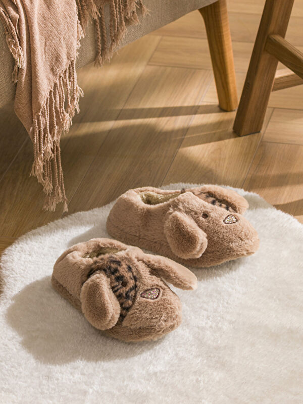 LCW STEPS نەعلی ناوماڵی مەخمەڵی ناسک نەخشدار بۆ ژنان بە شێوەی وێنەی ئاژەڵ