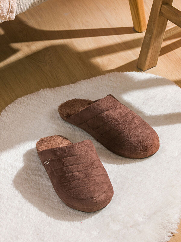 LCW STEPS Faux Suede Men's Home Slippers