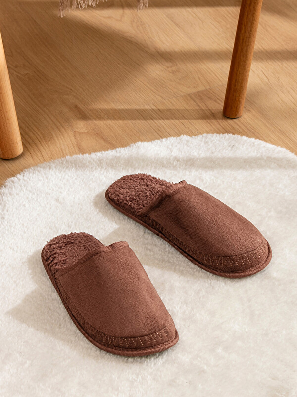 LCW STEPS Closed Toe Suede Men's Home Slippers