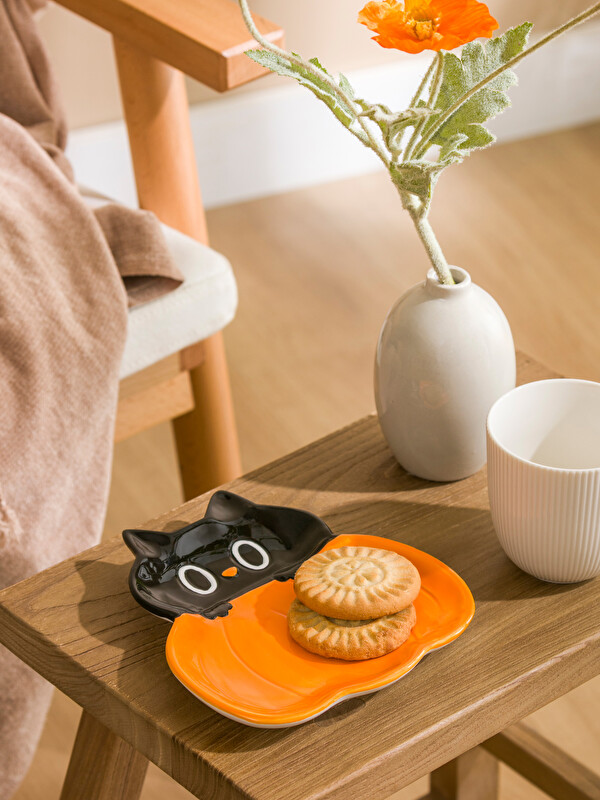 LCW HOME Cat Print Ceramic Plate 19 cm