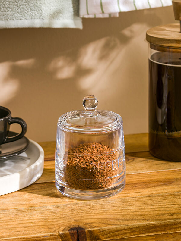 LCW HOME Glass Coffee Jar 8 cm