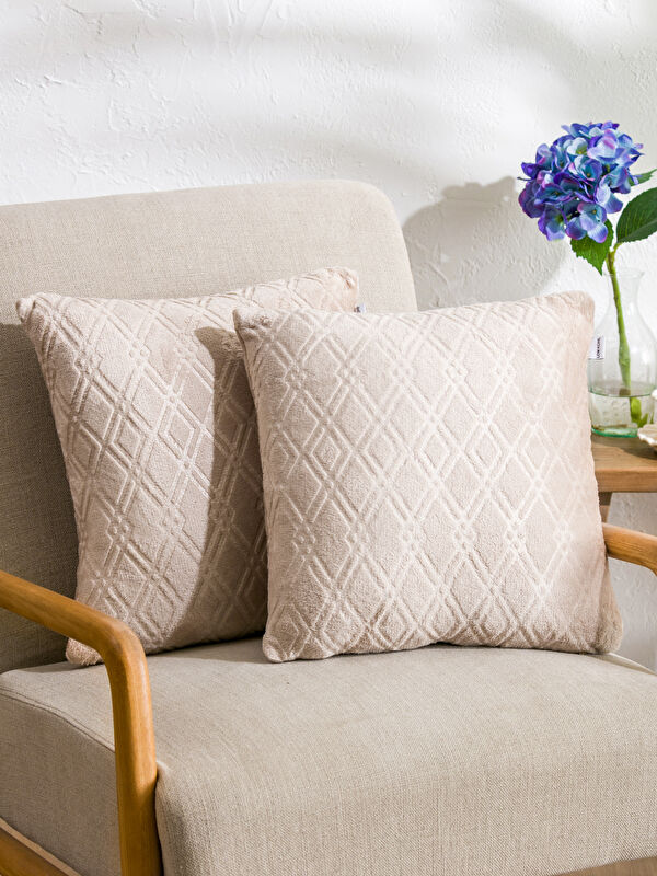 LCW HOME Kapitone Desenli Kırlent Kılıfı 2'li 40x40 cm
