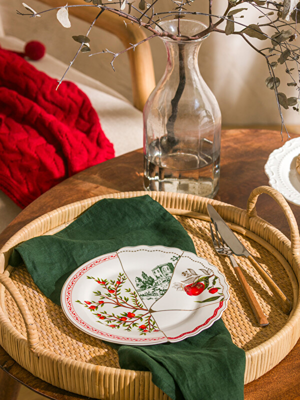 LCW HOME Baskılı Porselen Pasta Tabağı 21 cm
