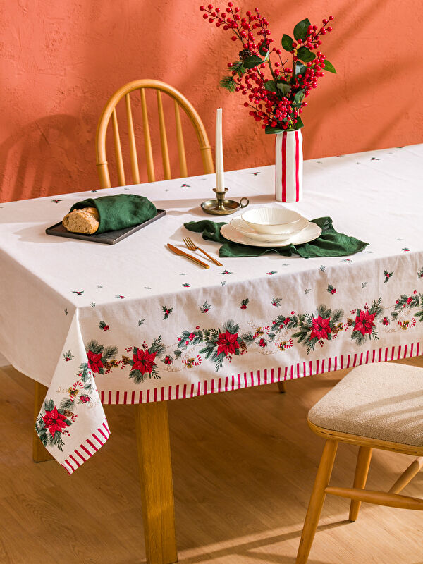 LCW HOME New Year Themed Tablecloth 150x220 cm