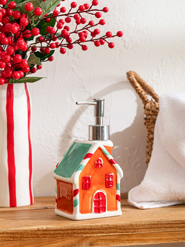 LCW HOME House Figured Ceramic Liquid Soap Dispenser