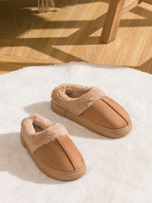 Lcw Steps Bej Lcw Steps Süet Görünümlü Kadın Ev Terliği