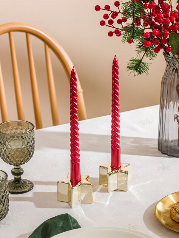 LCW HOME Star Figured Candle 2 Pack