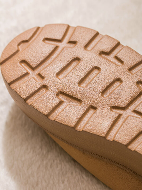 Süet Görünümlü Kadın Ev Ayakkabısı - Görsel 6