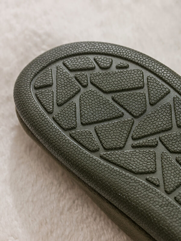 Desenli İçi Pelüş Erkek Ev Botu - Görsel 6