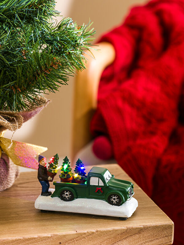 LCW HOME New Year Themed Decorative Ornament with Light 13 cm