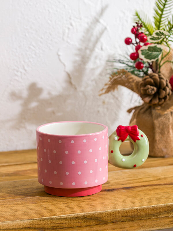 LCW HOME Bow Print Ceramic Mug 390 ml