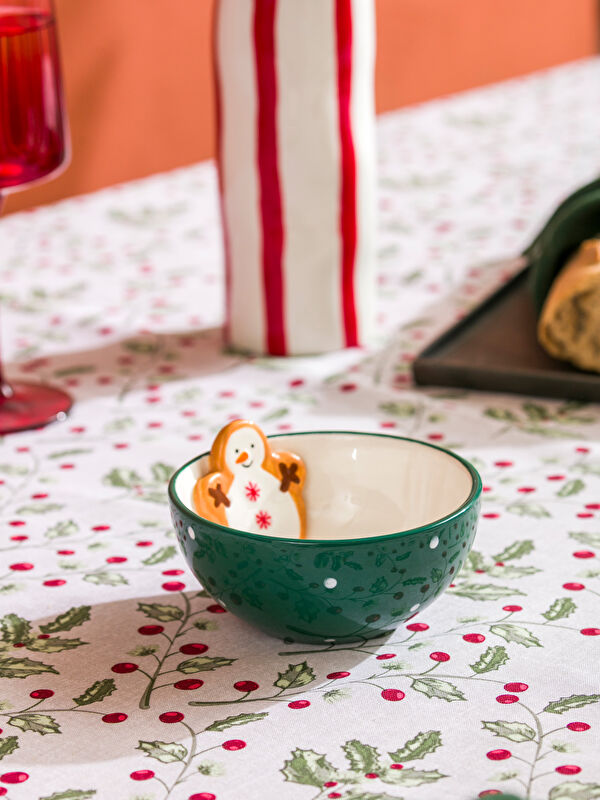 LCW HOME New Year Themed Ceramic Bowl 11 cm