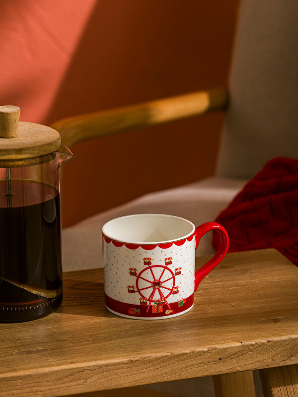 LCW HOME New Year Themed Porcelain Mug 355 ml