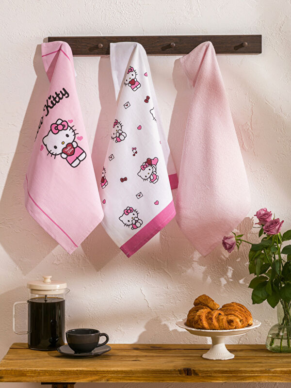 LCW HOME Hello Kitty Baskılı Kuruluma Bezi 3'lü 40x50 cm