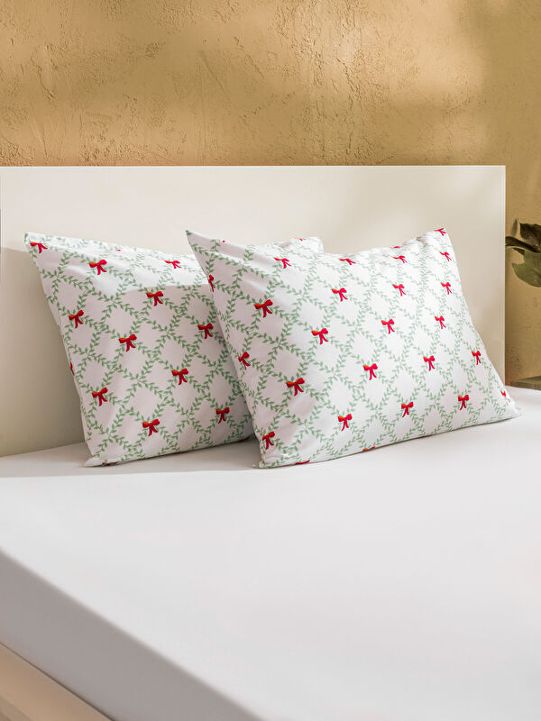 LCW HOME Bow Print Pillowcase 2 Pack 50x70 cm