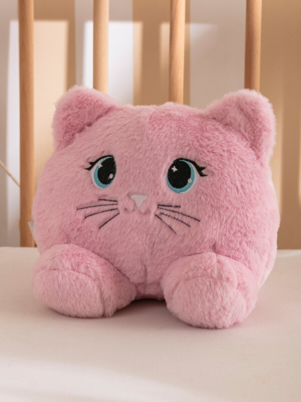 LCW HOME Подушка для малышей Кошка из плюша 25 см